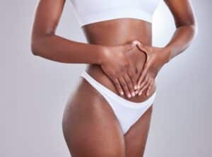 A cropped shot of a woman's stomach after a tummy tuck in Miami, FL